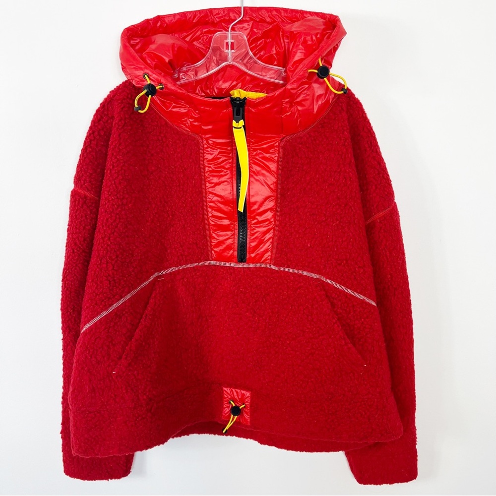 Canada Goose Red Hooded Sweatshirt